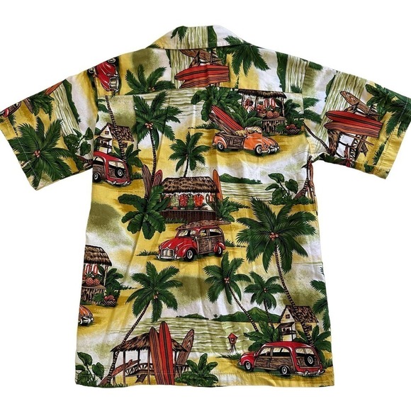 Rjc Hawaiian Beach Shack Surf Camp Shirt Kids 10 - Picture 3 of 5